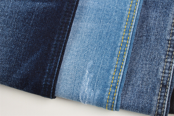 360Gsm Stretch Denim Fabric 3/1 Right Hand Twill With Slub