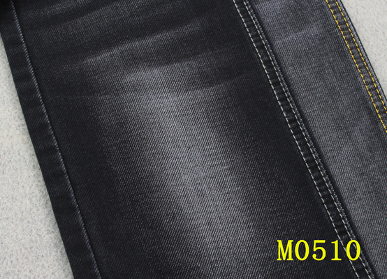 Double Layer Polyester Cotton Spandex Denim Fabric 11.6oz  Mercerizing