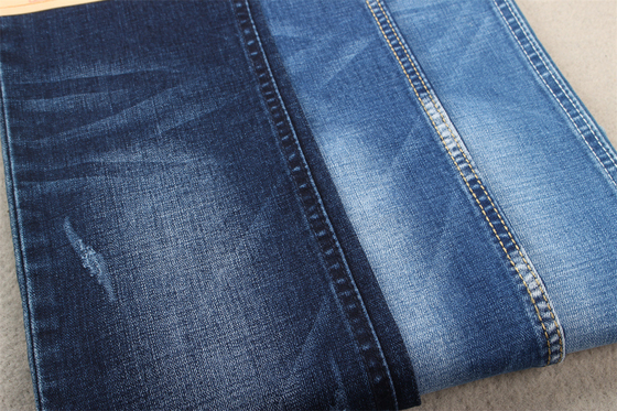 10.6Oz Cotton Polyester Spandex Denim Fabric  160cm Full Width
