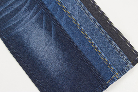 Sanforizing 2/1 Right Hand Denim Fabric For Shirt  7.5 Oz 100% Cotton Dark Blue
