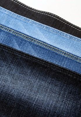 Good price 10.5 Oz Dark Blue Cotton/Polyester/Spandex  Stretch Denim Fabric For  Jeans online