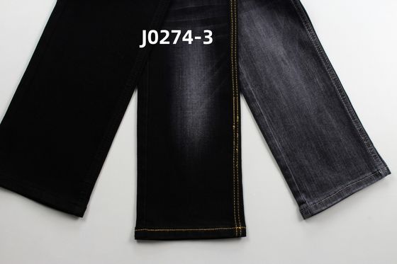 Good price 10 Oz  Warp Slub  High Stretch  Black Backside Woven  Denim Fabric  For Jeans online