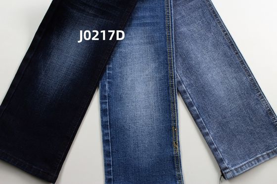 Good price 11.5 Oz High Stretch Crosshatch Slub  Denim Jeans Fabric online