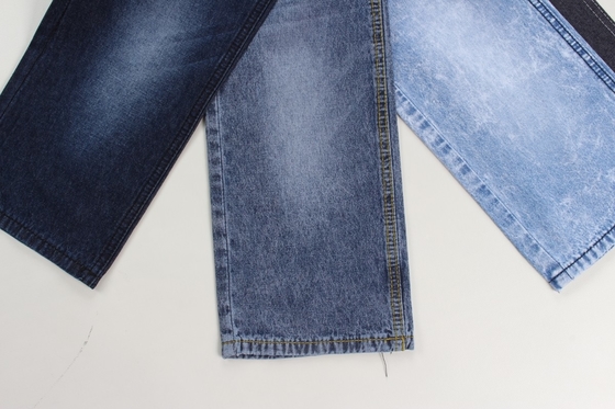 Wholesale 100% Cotton 7.3  Oz Dark Blue   Rigid Denim Fabrics For Jeans