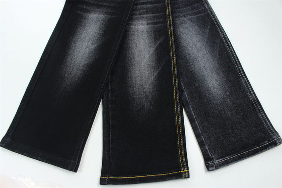 Good price Black Black Cotton Polyester Rayon Spandex Denim Fabric For Jeans online