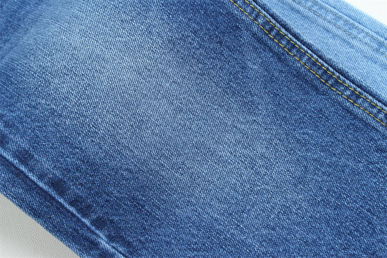 12.5oz Rigid Denim Fabric Warp Slub For Brand Jeans 100% Cotton Super Dark Blue