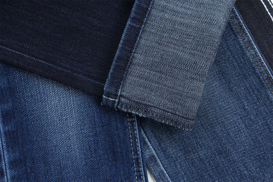 Sanforizing Special Weave Cotton Polyester Spandex Slub Stretch Denim Fabric