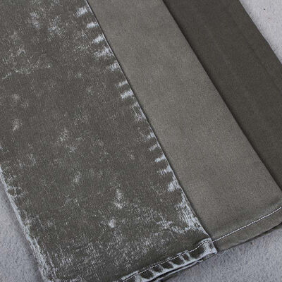 Good price 8.5 oz Navy Green Power Stretch Cotton Polyester Spandex Denim Jeans Fabric Manufacturer online