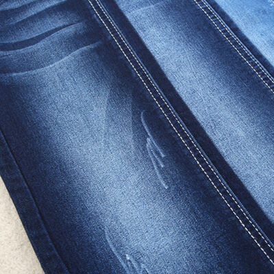 Good price 9oz Cotton Polyester Spandex Twill Weave Denim Fabric online
