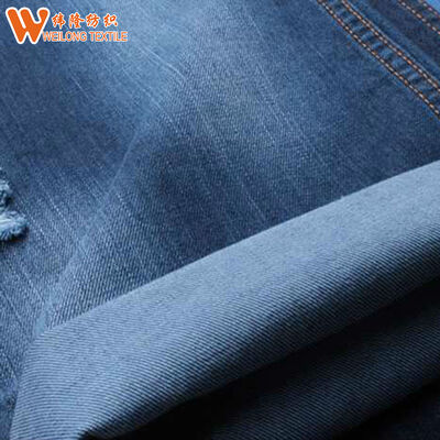 Good price Apparel Indigo Blue Jeans Fabric Cotton Stiff Hand Denim Fabric Prices Wholesales online