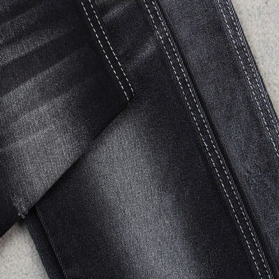 Good price 11.7 OZ Black Color Cotton Spandex Men Jeans Denim Fabrics Manufacturing and Selling online