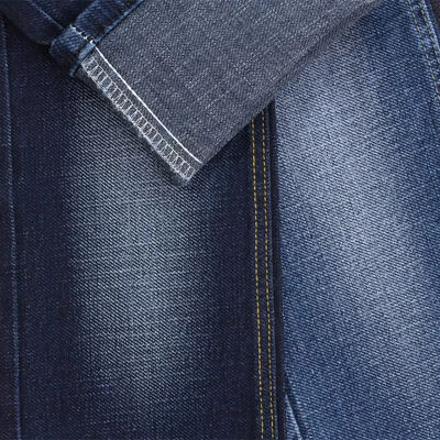 Good price 180 cm 11.5 Onces Special Weave Crosshatch Slub Stretch Denim Fabric for Men Jeans online
