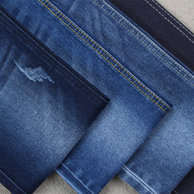 Good price Hot Sell 10.5 oz Cotton Polyester Stretch Denim Jeans Fabric for Men Jeans online