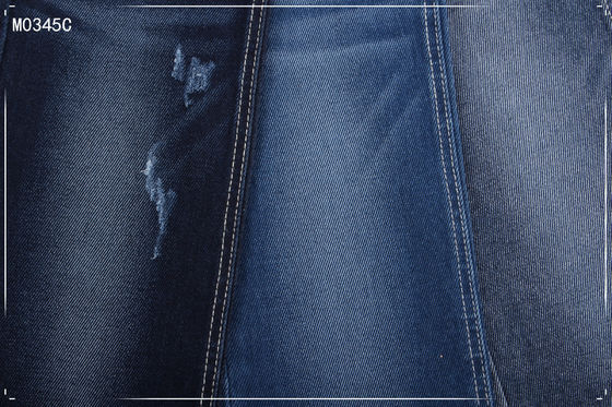 Good price Dark Blue 10.9oz Sanforized 69 Cotton 26 Polyester 2 Spandex Raw Denim Fabric online