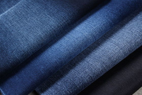 Good price 9.5 Oz 75% Ctn 21% Poly Cotton Spandex Denim Fabric Jeans Stretch Material online