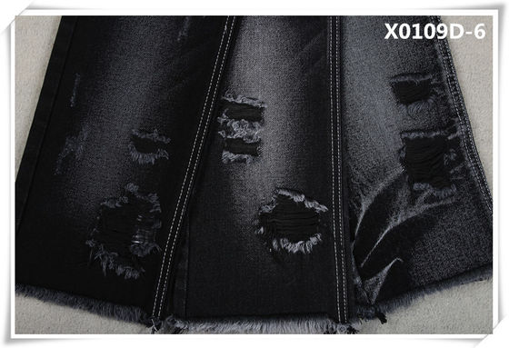 Good price Black 14.5oz 70 Ctn 30 Poly Cotton Polyester Denim Fabric For Boyfriend Jeans Jackets online