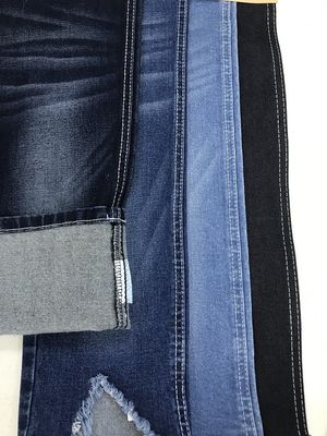 Good price Light Stretch 10.5OZ 3 1 Rht Dark Blue Denim Fabric By The Yard online