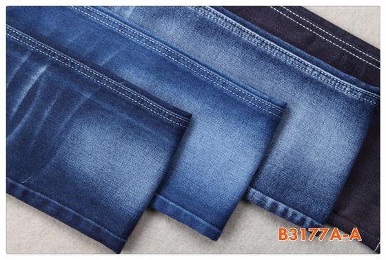 Good price Tr 9.5 Oz Fake Knitted Lycra Cotton Polyester Denim Fabric 73 Ctn 23 Poly 1 Spx online