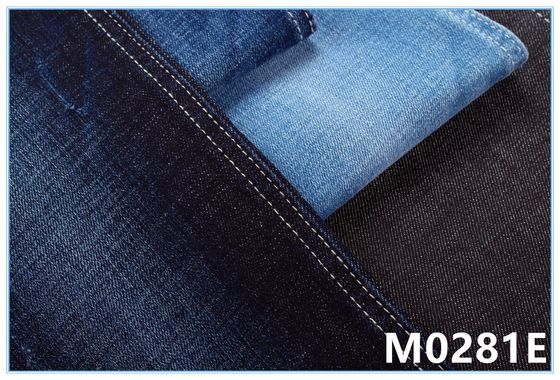 Good price 373g 11oz 58% Cotton Crosshatch Denim Textile Fabric  For Men Jeans online