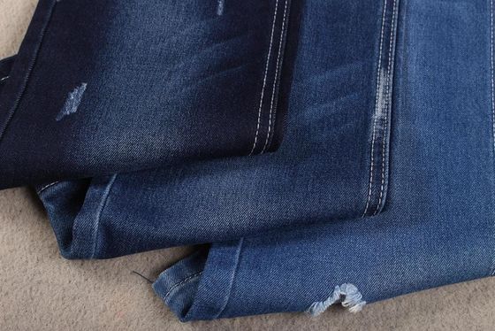 11oz TR 61% Ctn 37.5% Poly 1.5% Spx Bonded Cotton Polyester Denim Fabric