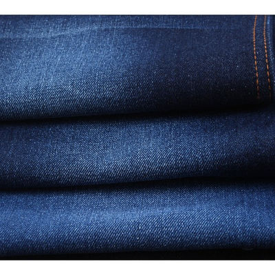 Good price 90 cotton 10 polyster 12.5oz dark indigo Raw Denim Fabric For Overalls Jeans online