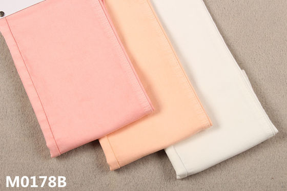 Good price Ready For Dying 9 Oz 305gsm Double Layer Knitted Fake Denim Material Beige Denim Fabric online