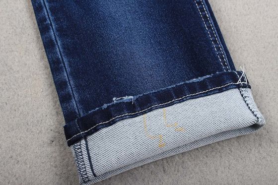 Good price 8.3 Oz 73 Cotton 26 Polyester Fake Knitted Denim Raw Material Fabric online