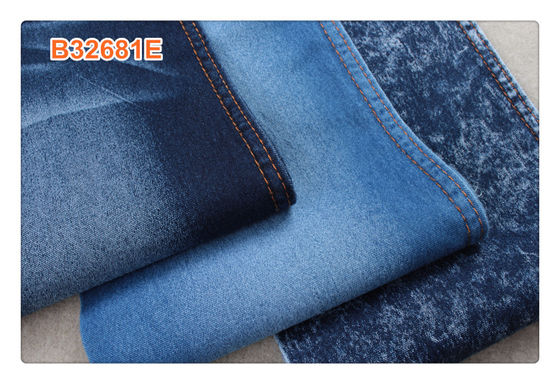Good price 7 oz Lightweight Satin Denim Fabric online