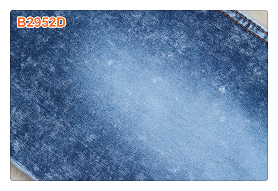 Good price 8.5 oz Indigo Satin Sateen Denim Fabric online