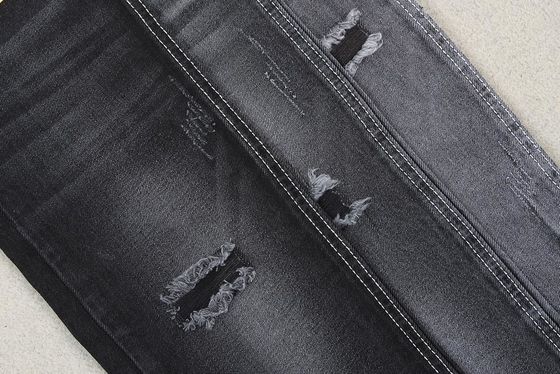 Black Color Jeans 10Oz 100 Cotton Denim Fabric For Women