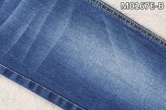 Good price Rope Dye Super Dark Blue Denim Fabric Dual Core Slub Jeans Material online