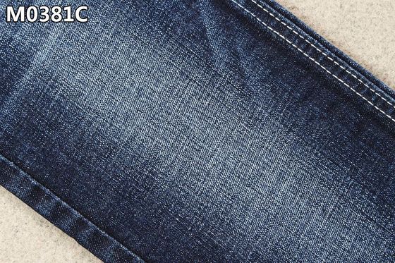 Good price 11 Ounce Cross Hatch Cotton Polyester Denim Fabric Slight Elastic For Mens Jeans online