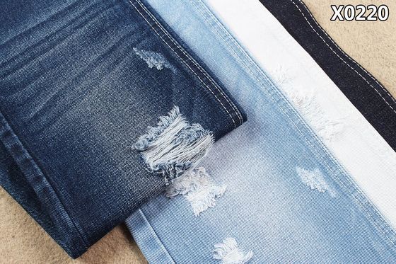 Good price 7 X 7 OE Yarn Heavy Cotton Polyester Denim Fabric No Stretch 13.6oz online