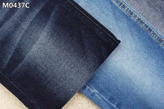 Good price Indigo Blue Cotton Polyester Spandex Denim Fabric With Slight Slub Women Jeans Material online
