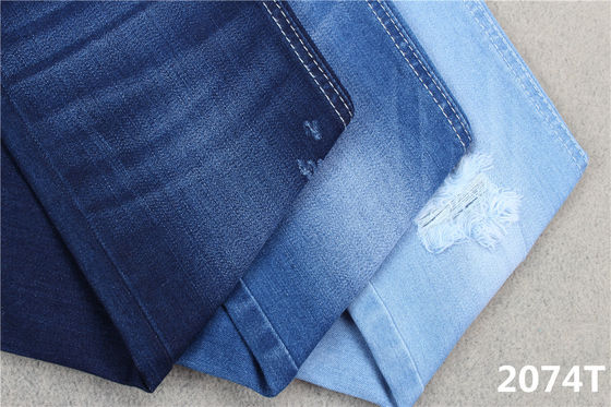 Good price 10oz Super Stretch Denim Fabric Dual Core Cotton Spandex For Woman Jeans online