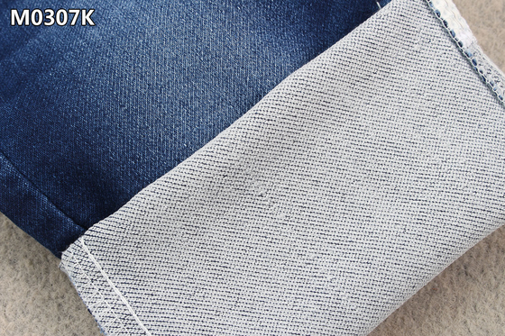 8.3 Oz Light Weight Fake Knitting Denim Fabric Super Soft Double Layer Jeans Fabric