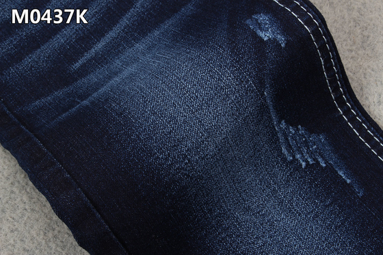 Elastic Women Jeans Fabric 10.5oz Middle Weight TR Denim Material With Slub Character